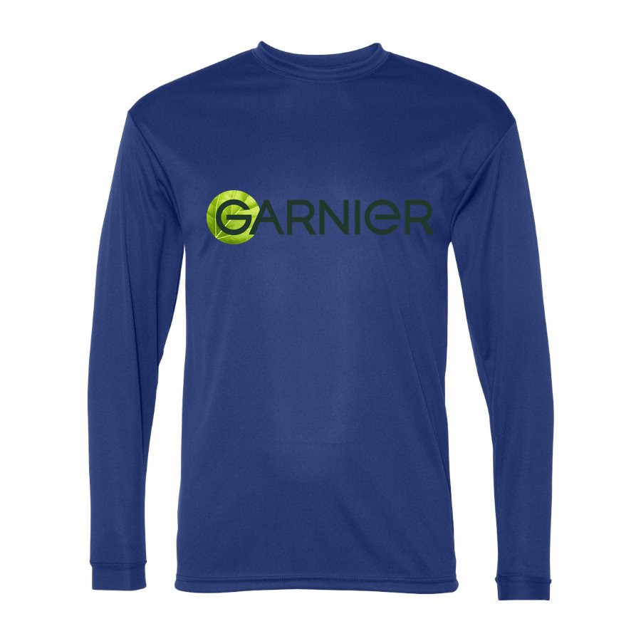 Men's Garnier Polyester Long Sleeve T-Shirt - Royal Blue