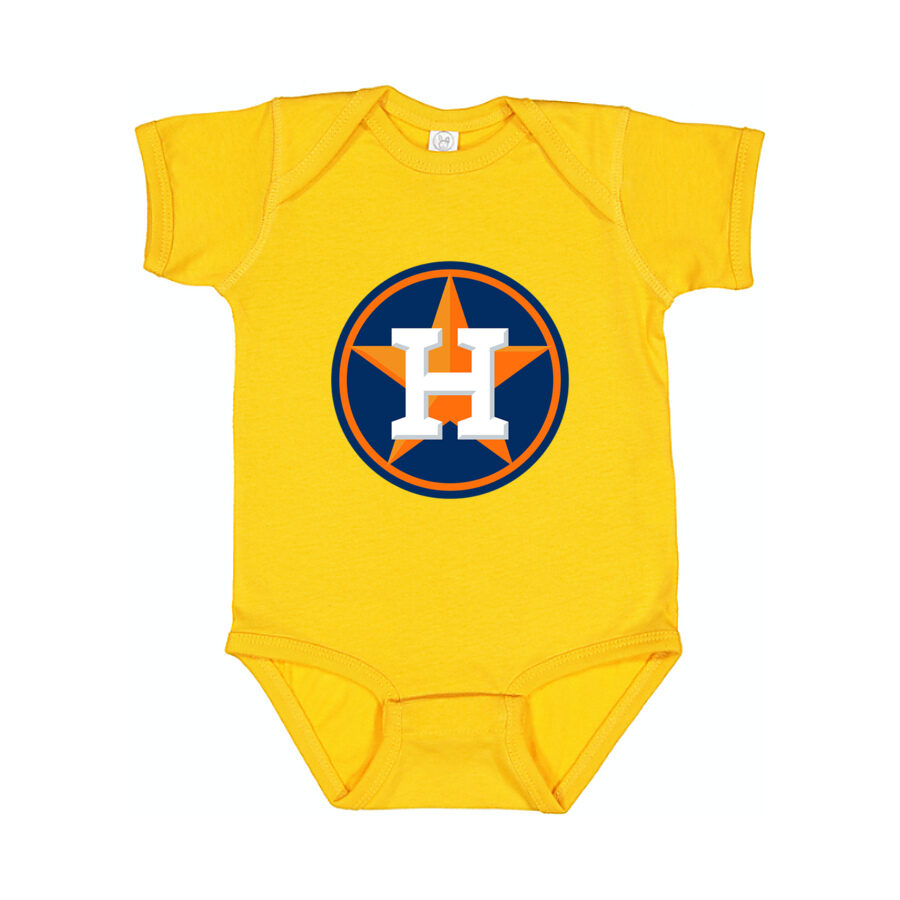 Houston Astros Baby Romper Onesie - Yellow