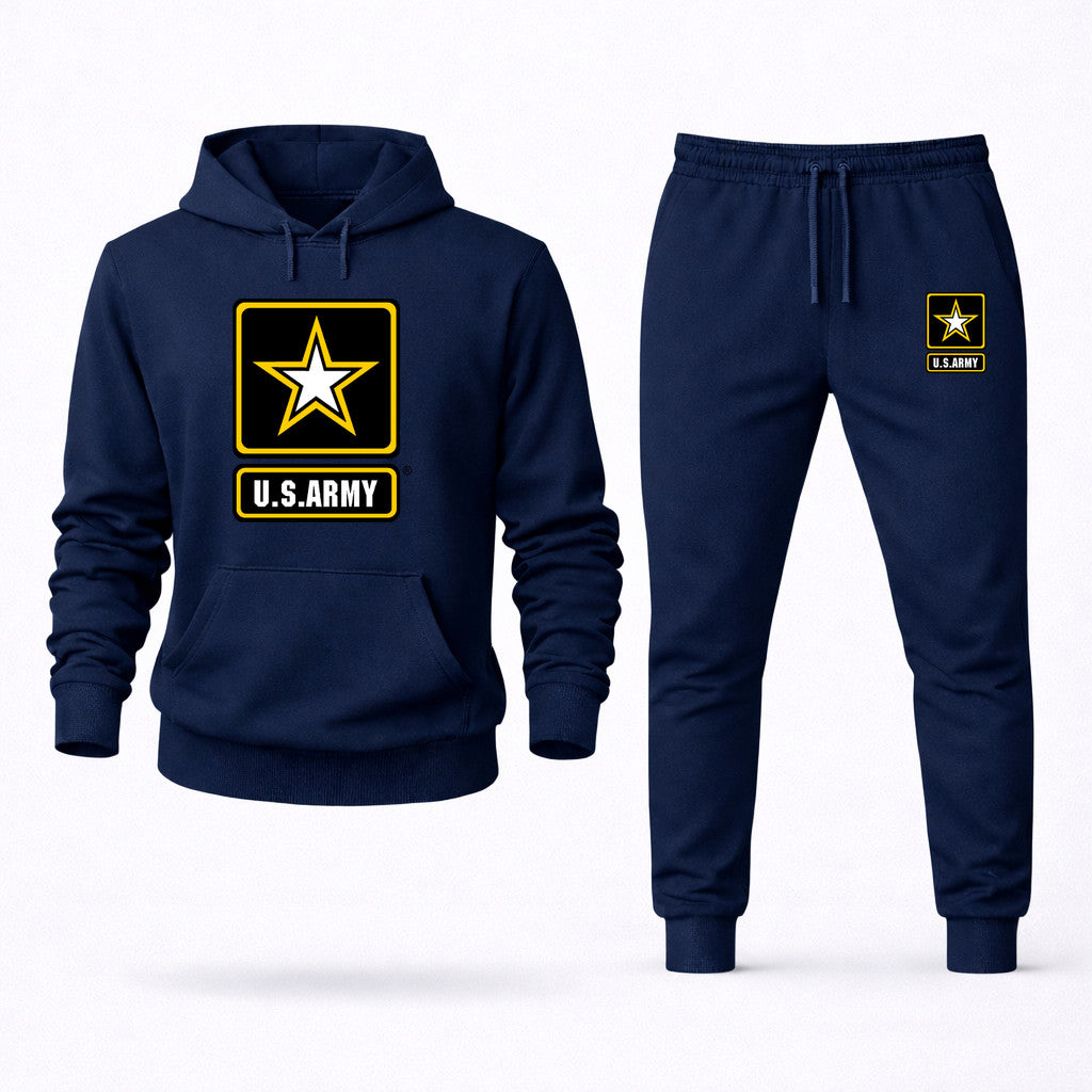 U.S. Army Hoodie and Joggers Set - Navy