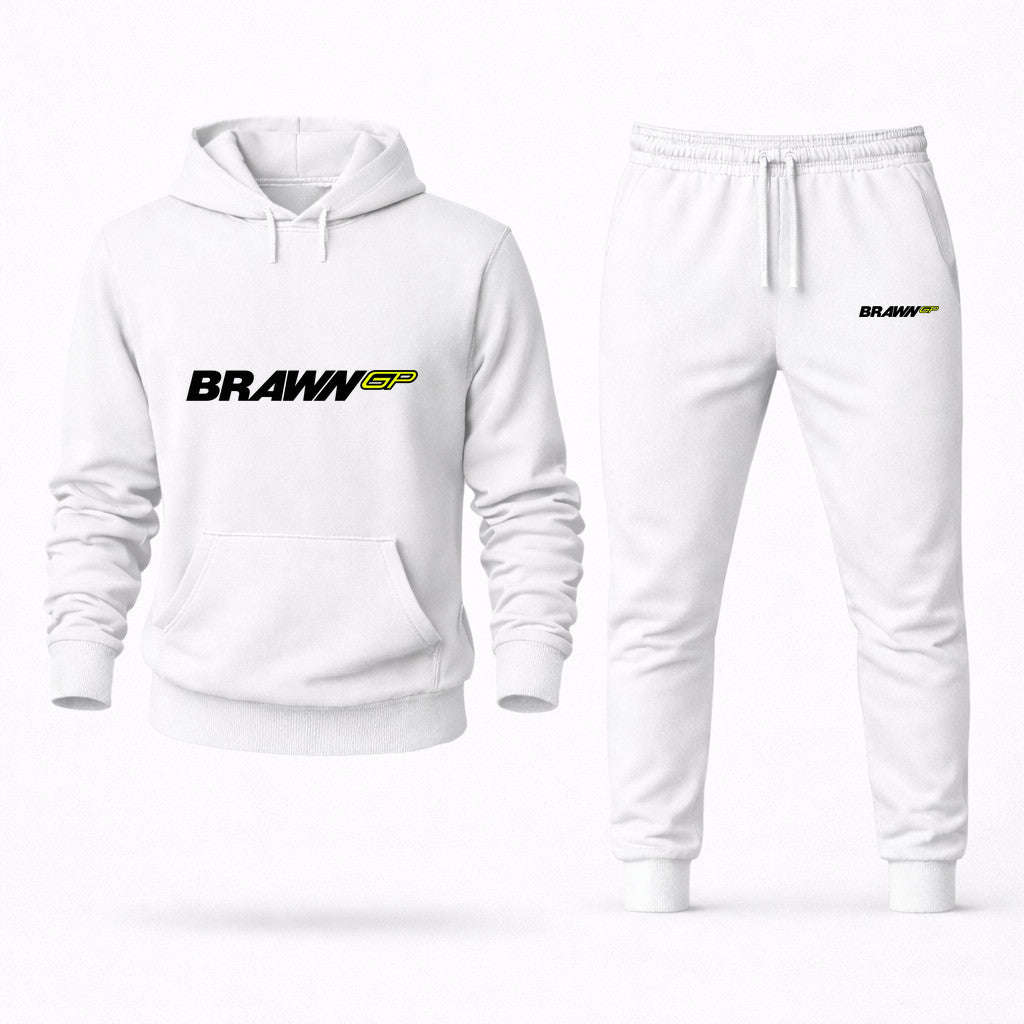 Brawn GP Hoodie and Joggers Set - White