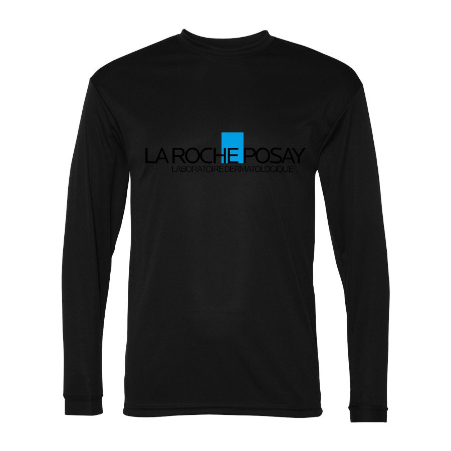 Men's La Roche Posay Polyester Long Sleeve T-Shirt - Black
