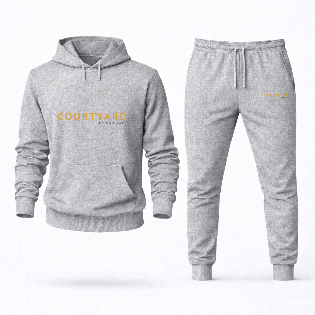 Courtyard Hoodie and Joggers Set - Grey