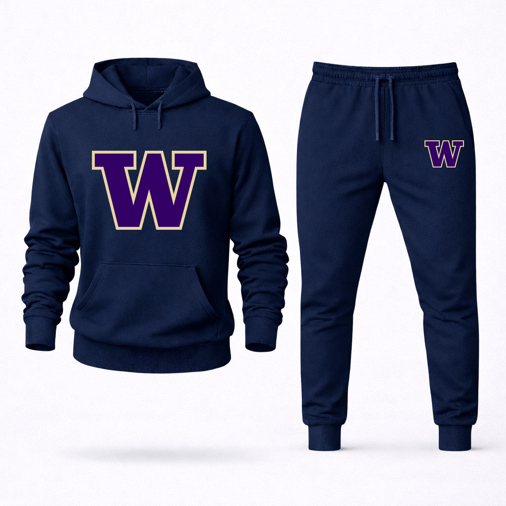 Washington Huskies Hoodie and Joggers Set - Navy