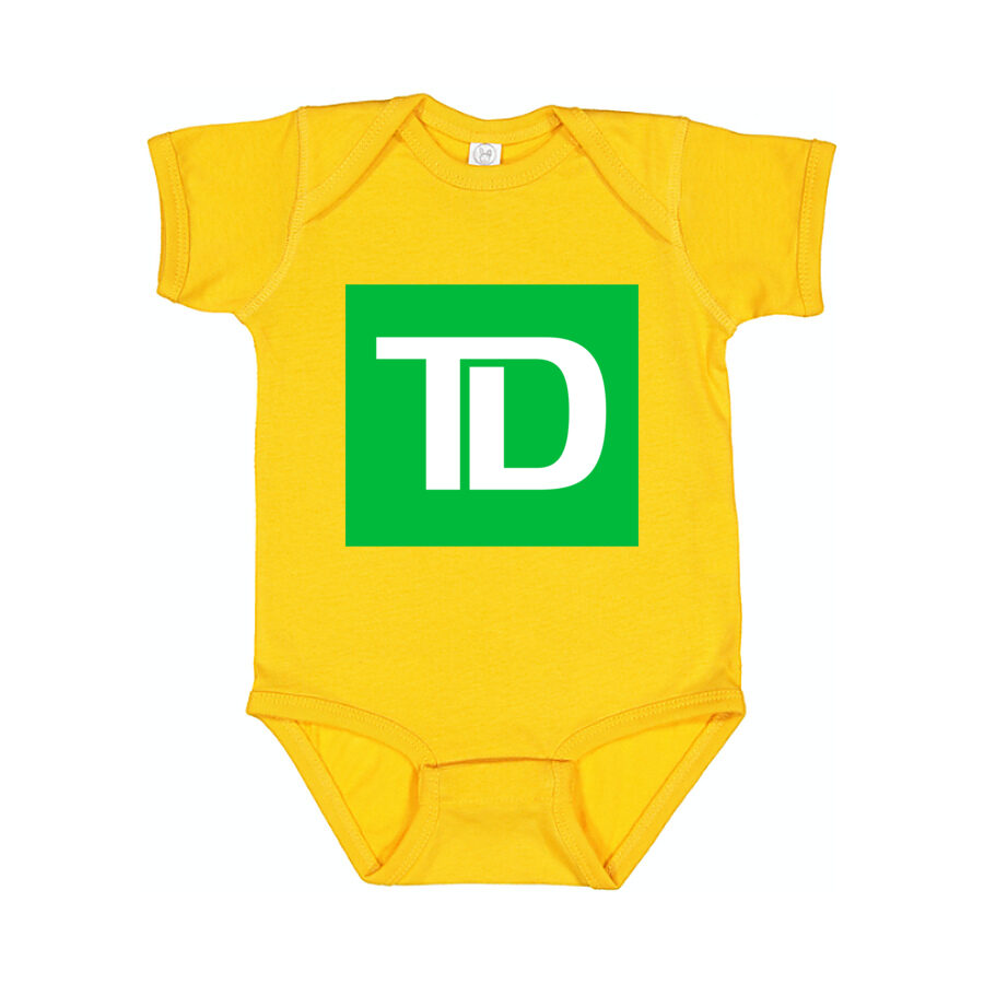 TD Bank Baby Romper Onesie - Yellow