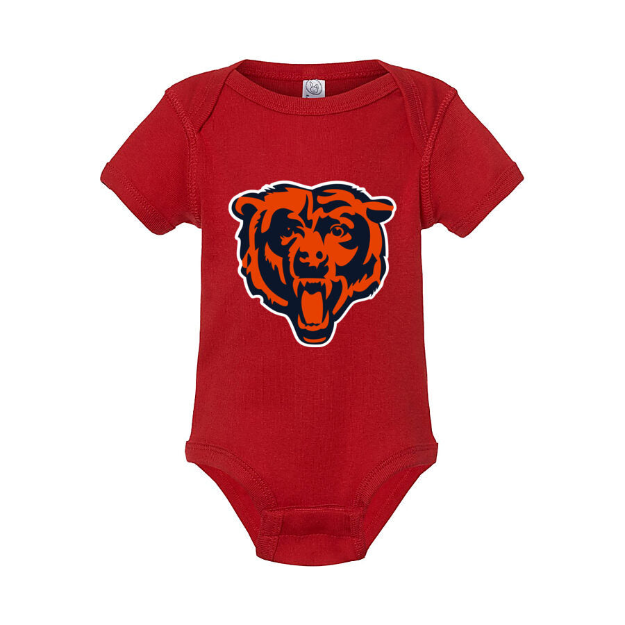 Chicago Bears Baby Romper Onesie - Red