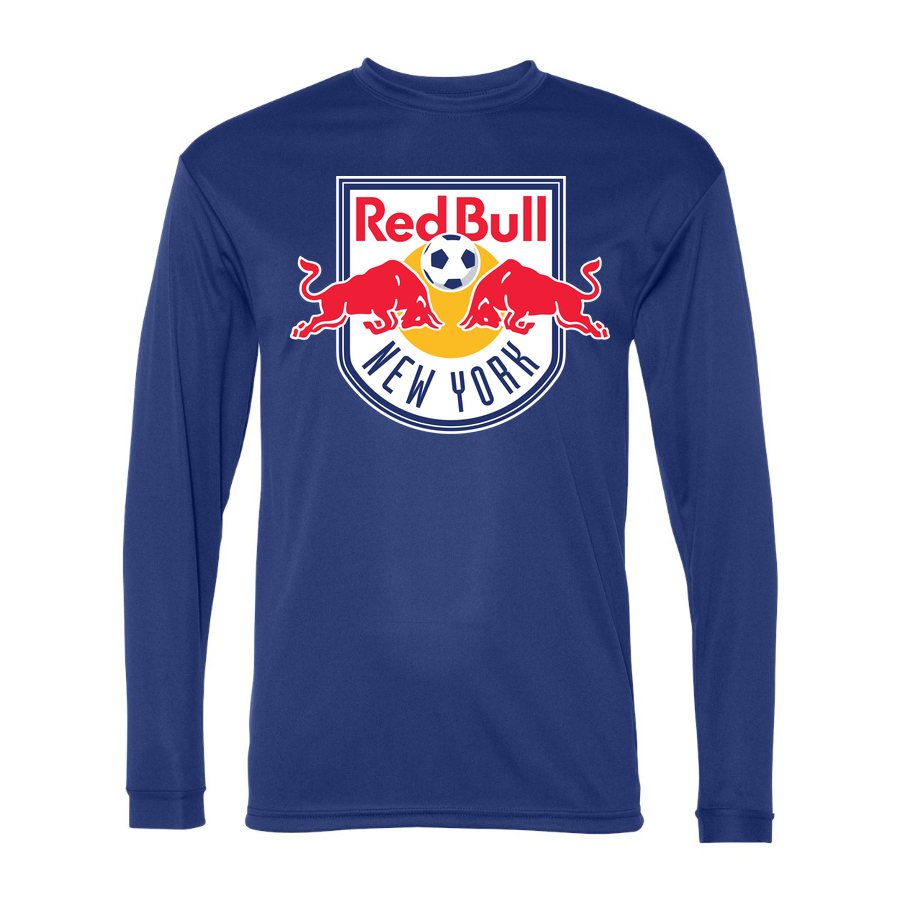 Men's New York Red Bulls Polyester Long Sleeve T-Shirt - Royal Blue