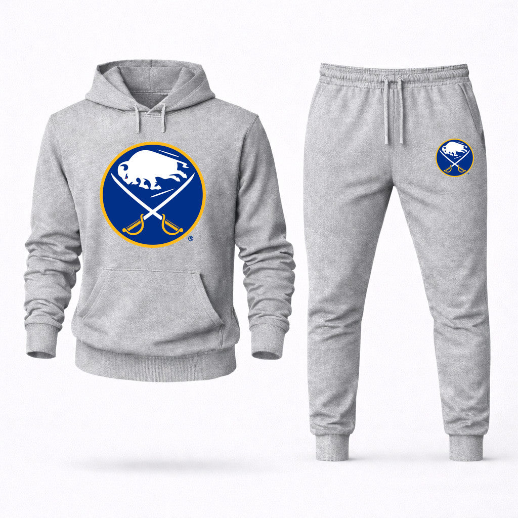 Buffalo Sabres Hoodie and Joggers Set - Grey