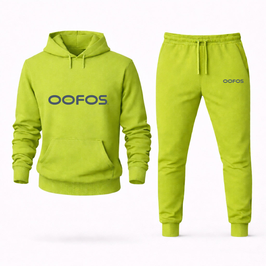 OOFOS Hoodie and Joggers Set - Lime Green