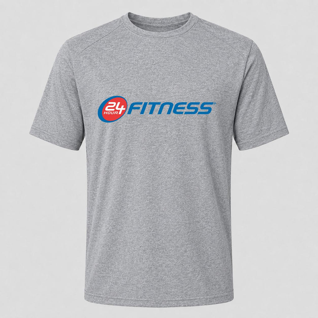 Men's 24 Hour Fitness Performance T-Shirt - Gray