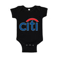 Citi Bank Baby Romper Onesie - Black