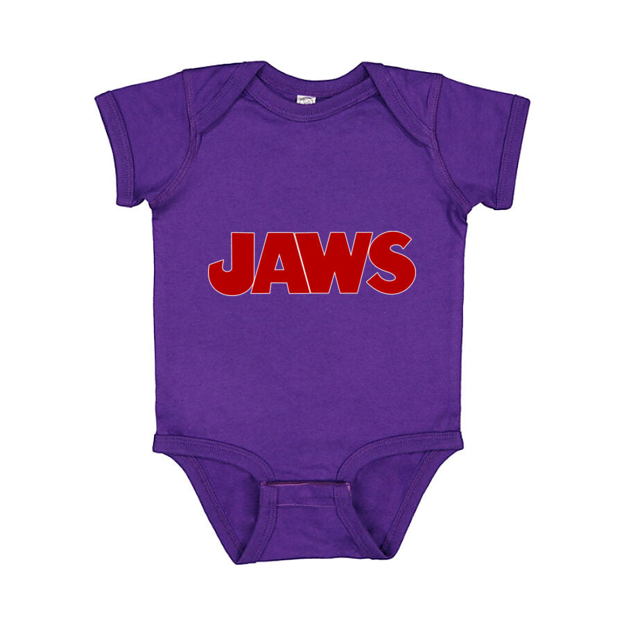 Jaws Baby Romper Onesie - Purple