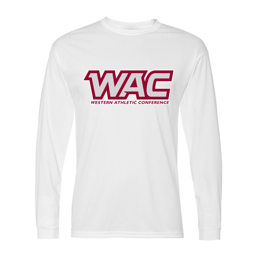 Men's Western Athletic Conference Alternate Polyester Long Sleeve T-Shirt - White