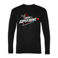 Men's Crash the Super Bowl Polyester Long Sleeve T-Shirt - Black
