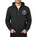 Men's Washington Wizards Zipper Hoodie - Black
