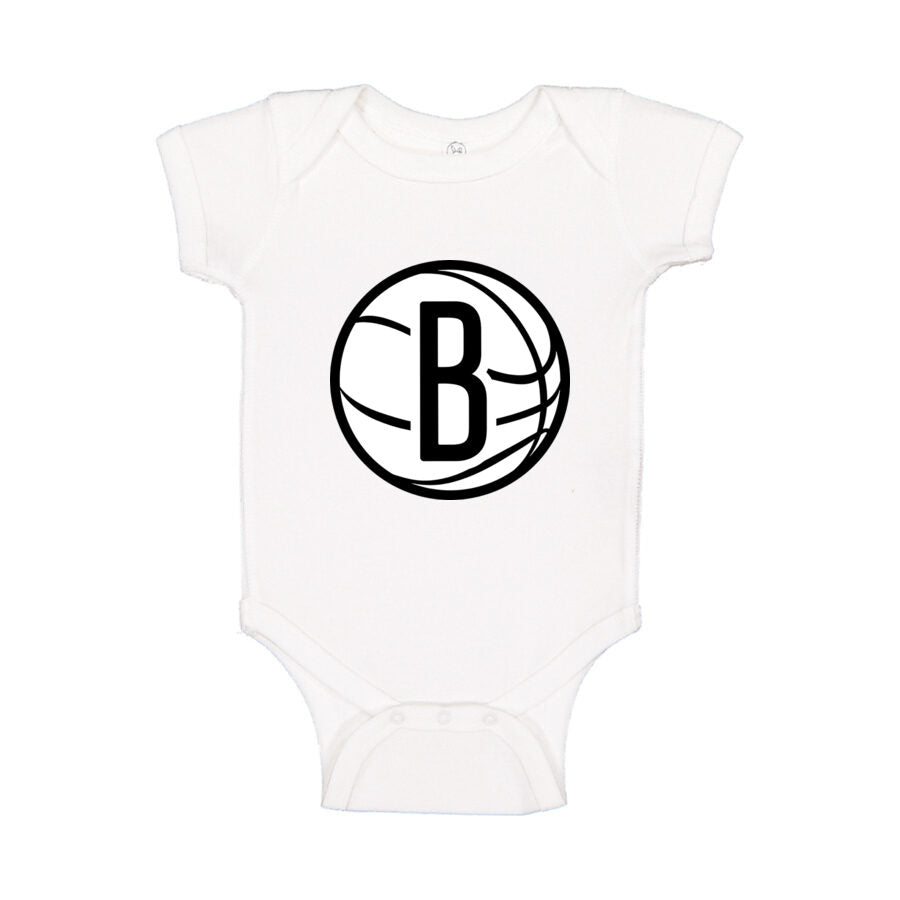 Brooklyn Nets Baby Romper Onesie - White
