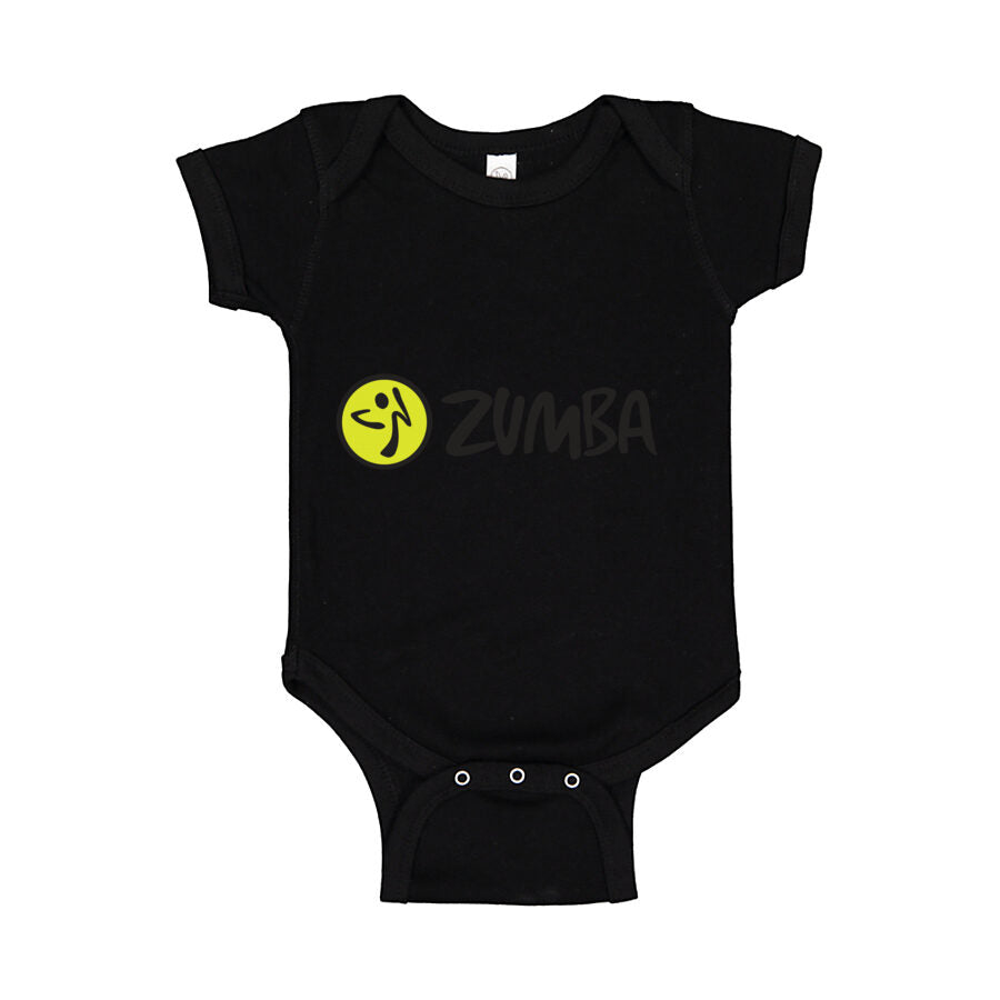 Zumba Fitness Baby Romper Onesie - Black