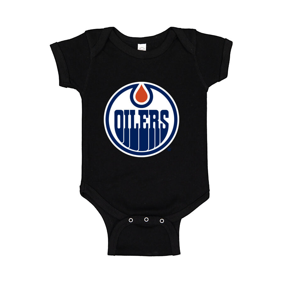 Edmonton Oilers Baby Romper Onesie - Black