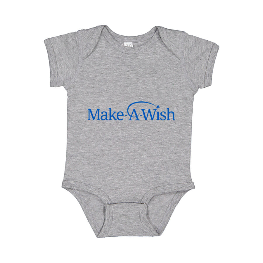 Make-A-Wish Baby Romper Onesie - Gray