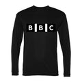 Men's bbc Polyester Long Sleeve T-Shirt - Black