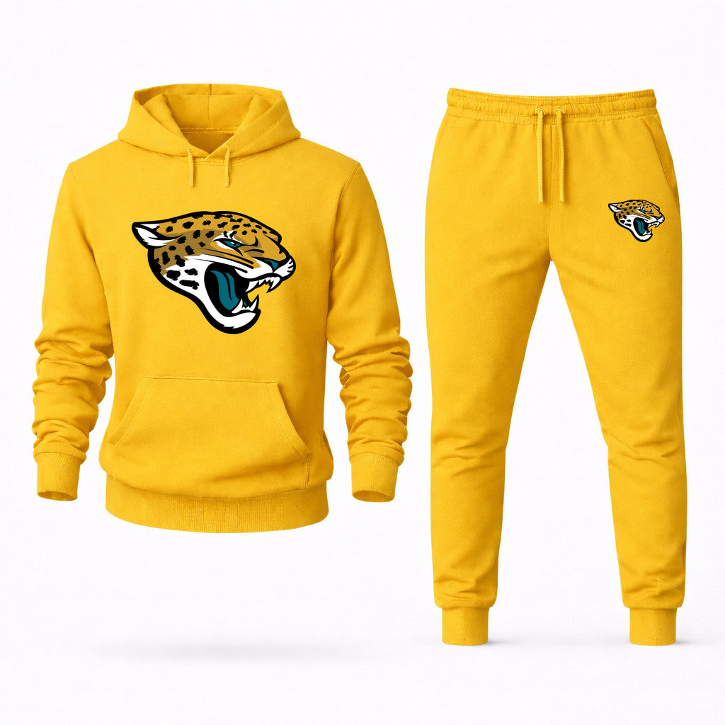 Jacksonville Jaguars Hoodie and Joggers Set - Yellow
