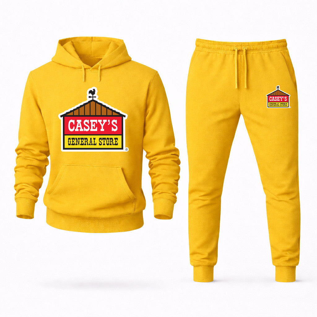 Casey's General Stores Hoodie and Joggers Set - Yellow