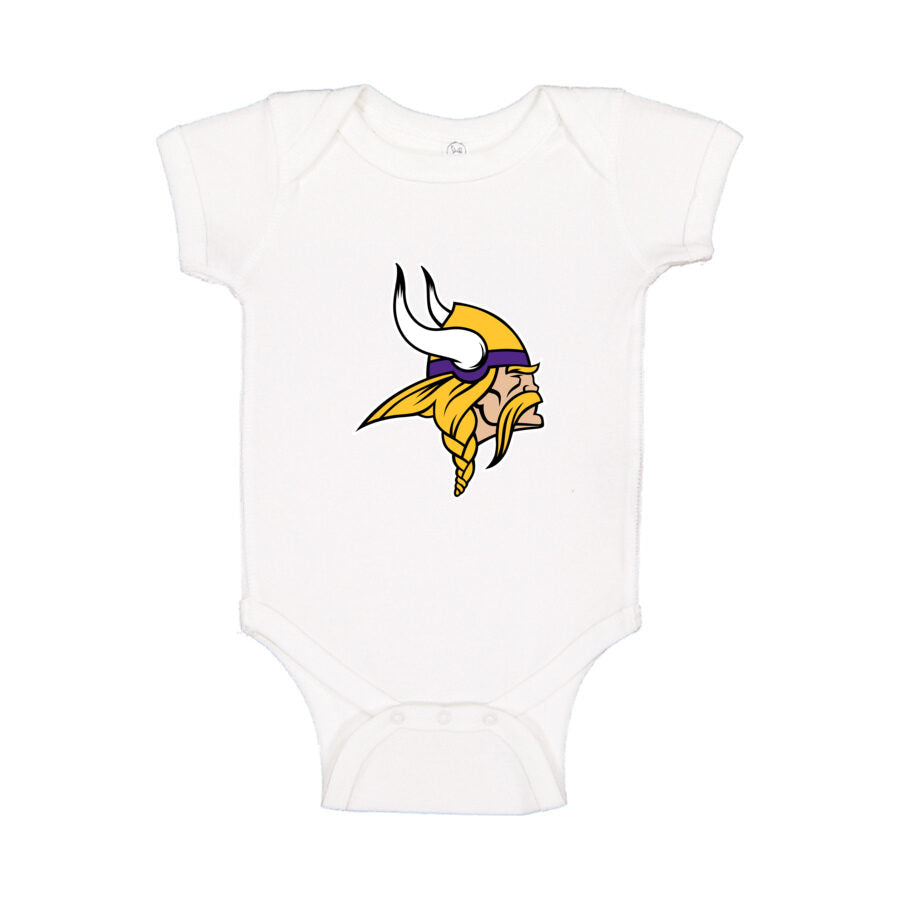 Minnesota Vikings Baby Romper Onesie - White