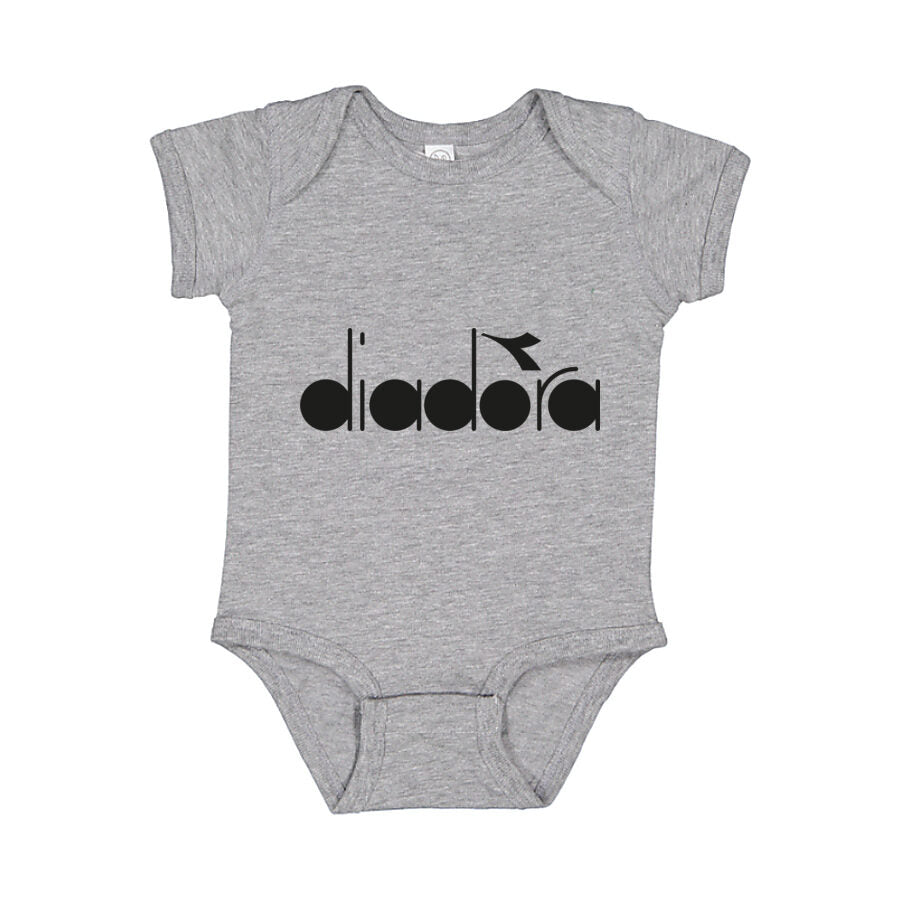 Diadora Baby Romper Onesie - Gray