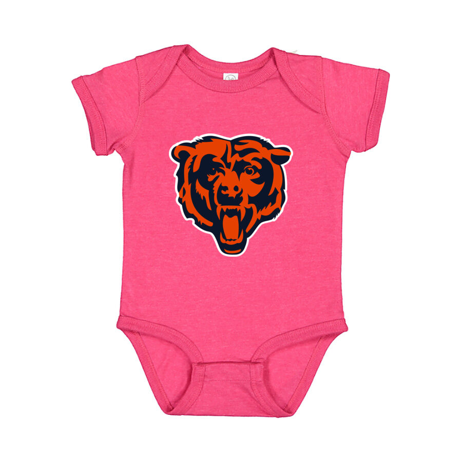 Chicago Bears Baby Romper Onesie - Pink