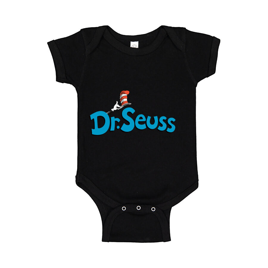 Dr. Seuss Baby Romper Onesie - Black