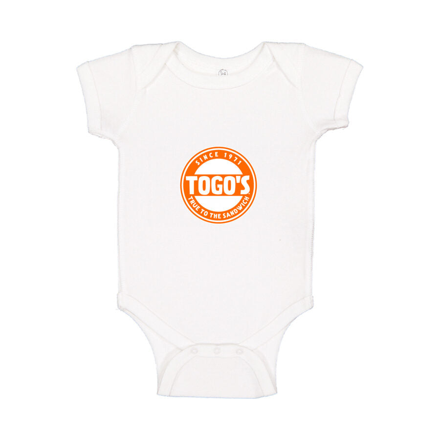 Togo's Baby Romper Onesie - White