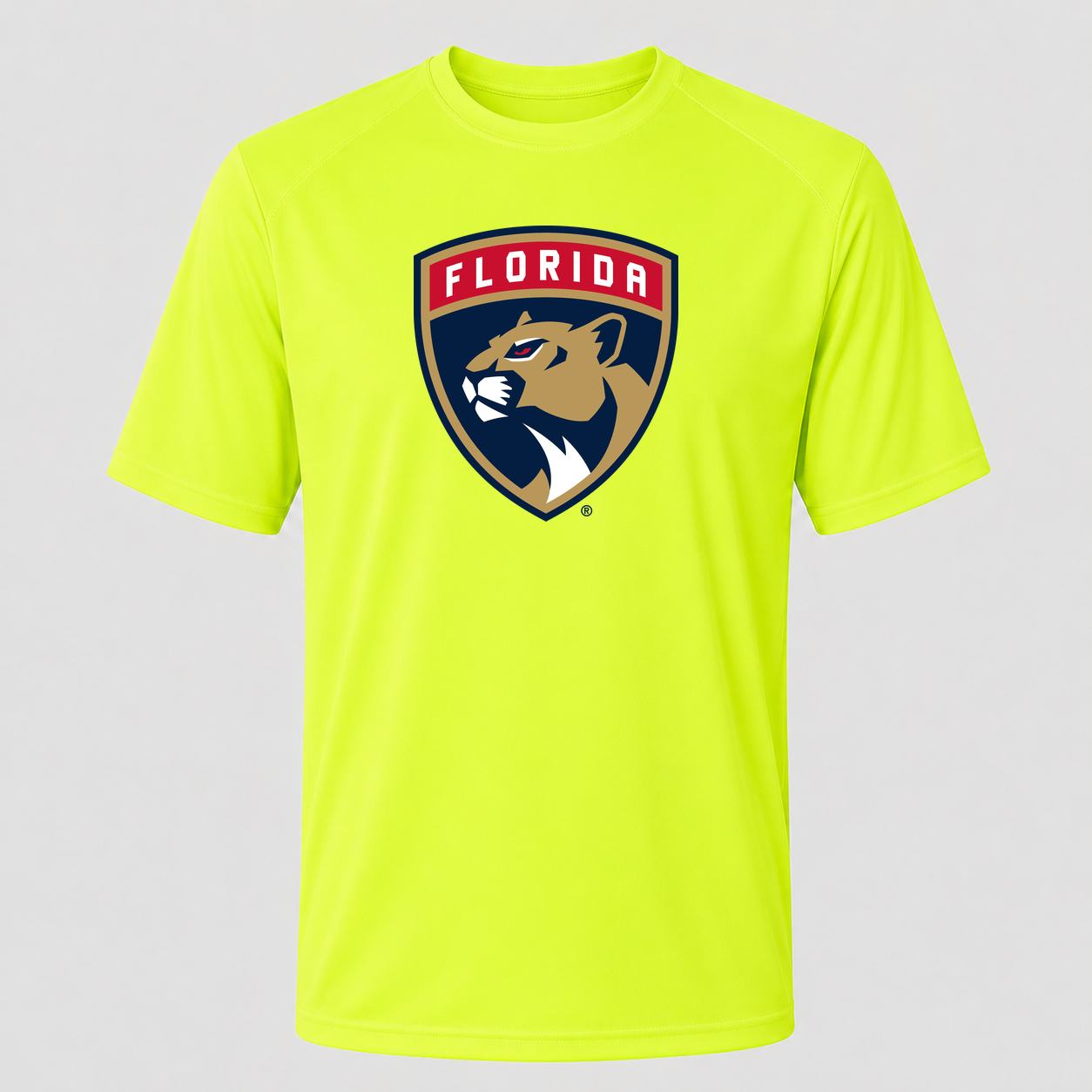 Men's Florida Panthers Performance T-Shirt - Safety Green