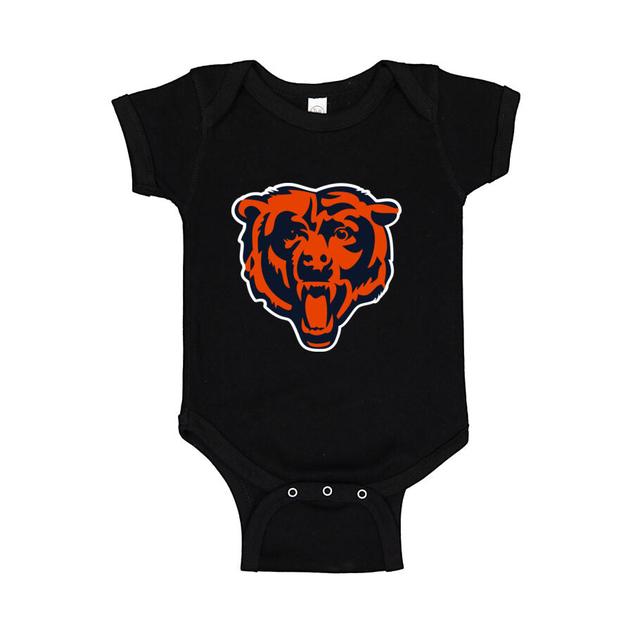 Chicago Bears Baby Romper Onesie - Black