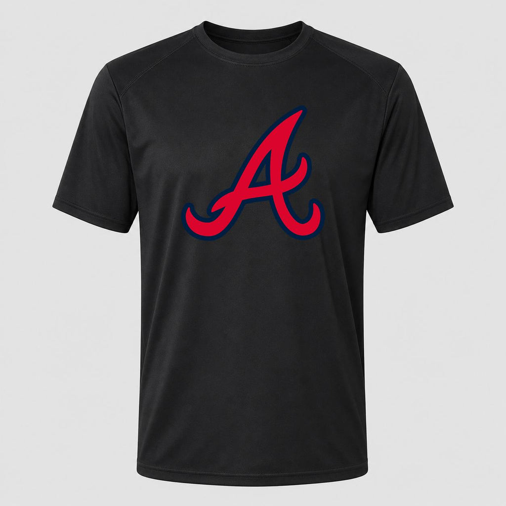 Men's Atlanta Braves Performance T-Shirt - Black