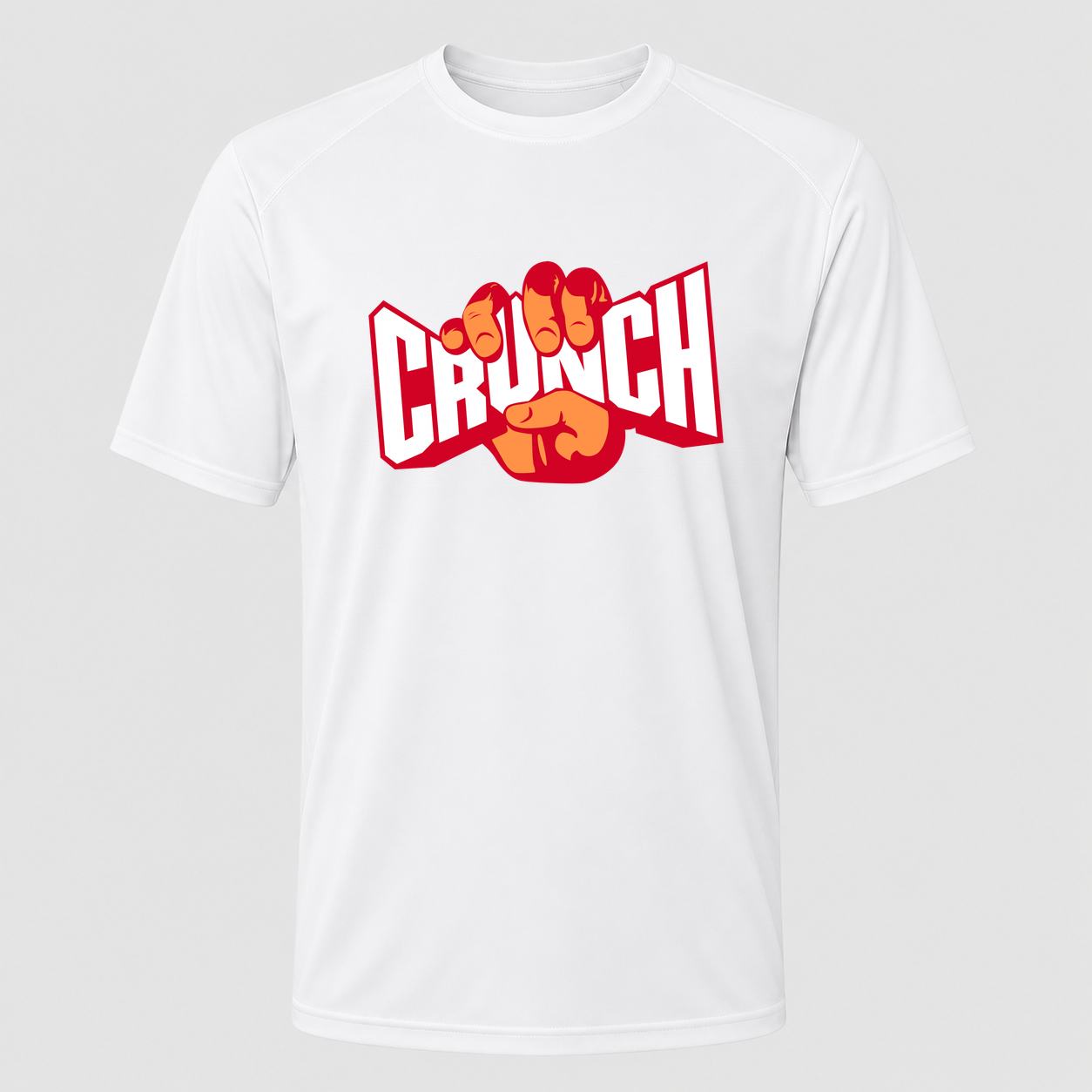 Men's Crunch Fitness Performance T-Shirt - White