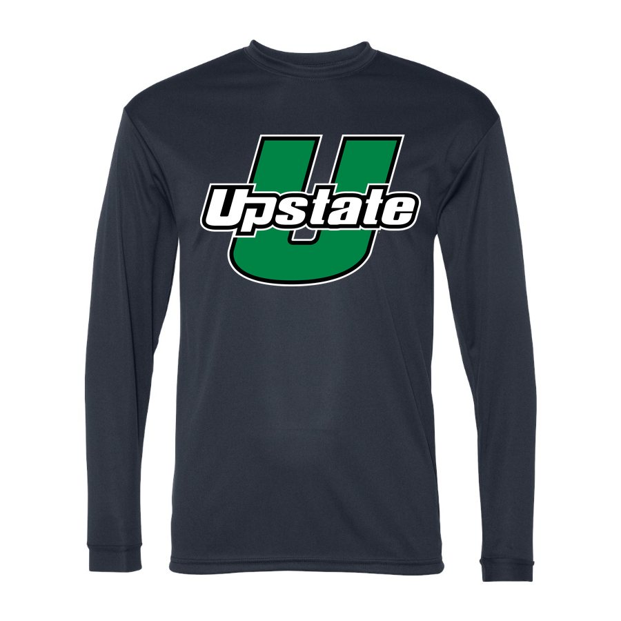 Men's USC Upstate Spartans Polyester Long Sleeve T-Shirt - Navy
