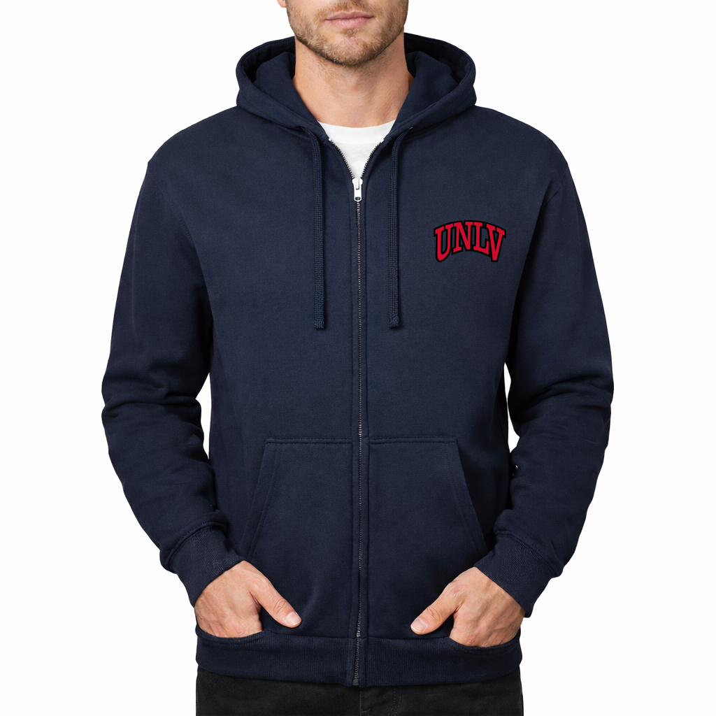 Men's UNLV Rebels Zipper Hoodie - Navy