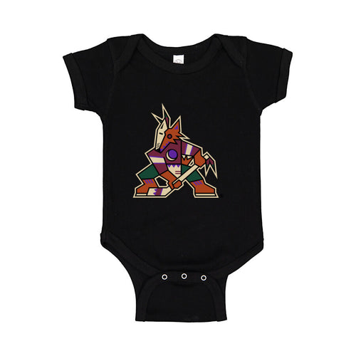 Arizona Coyotes Baby Romper Onesie - Black