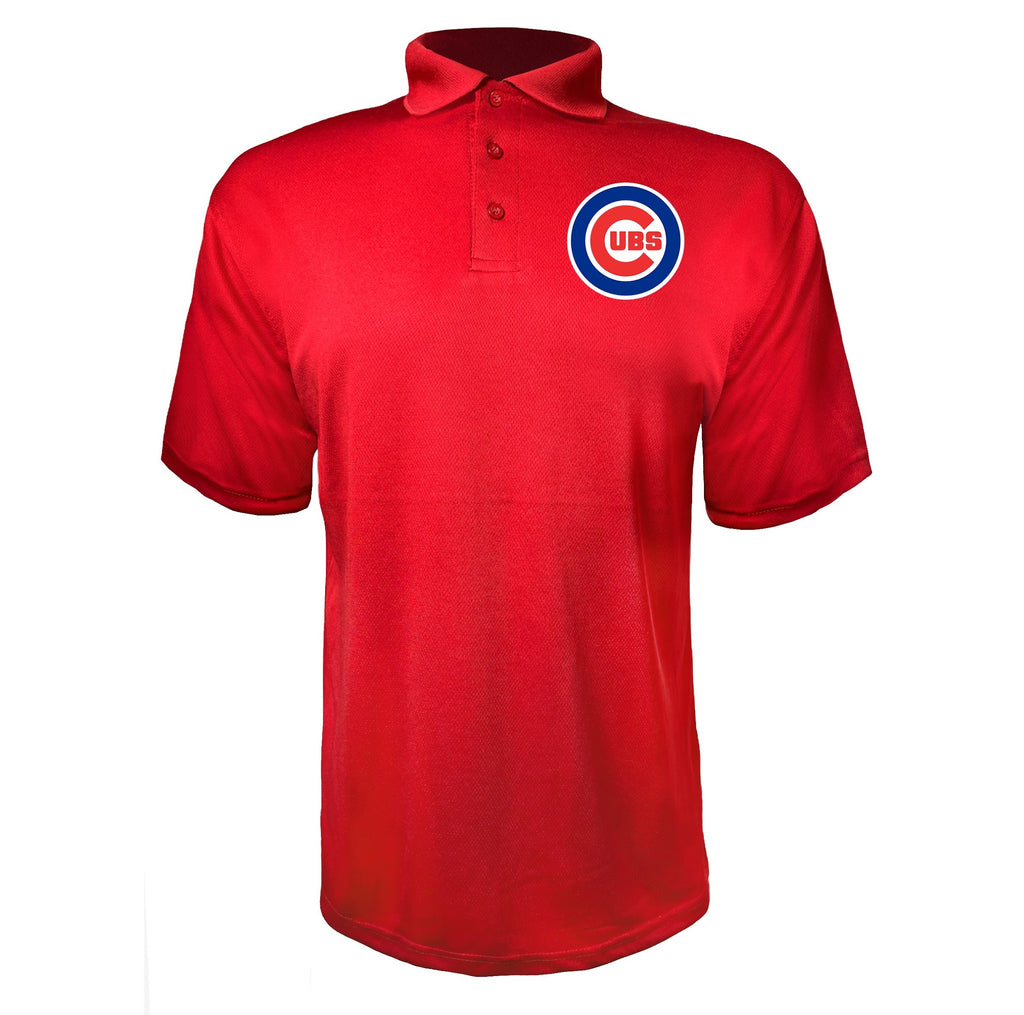 Chicago Cubs Red polyester polo