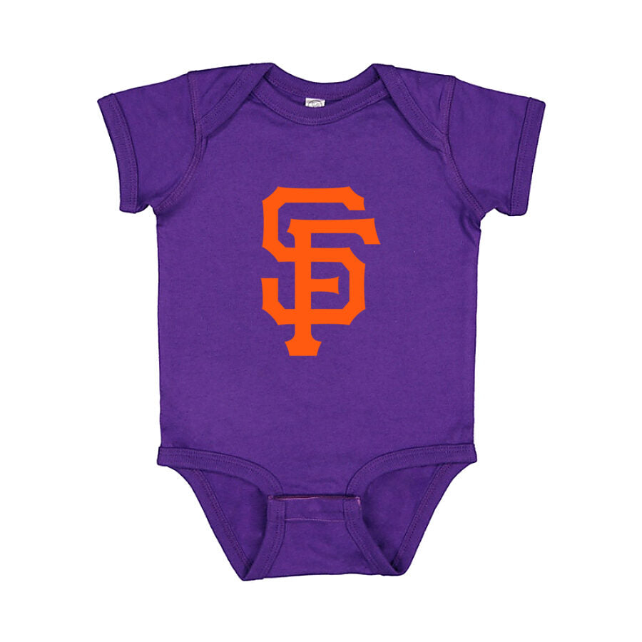 San Francisco Giants Baby Romper Onesie - Purple