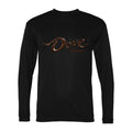 Men's Dove Chocolate food Polyester Long Sleeve T-Shirt - Black
