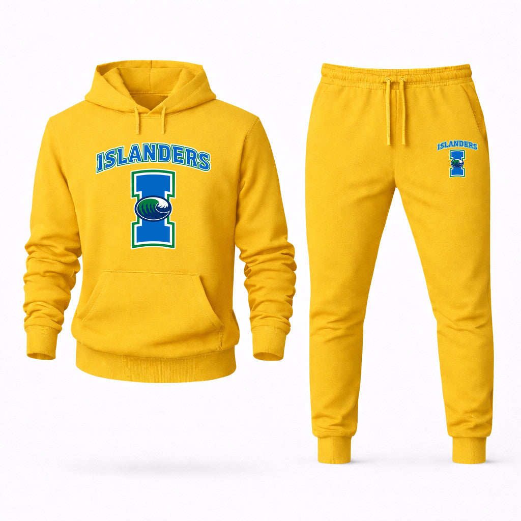 Texas A&M–Corpus Christi Islanders Hoodie and Joggers Set - Yellow