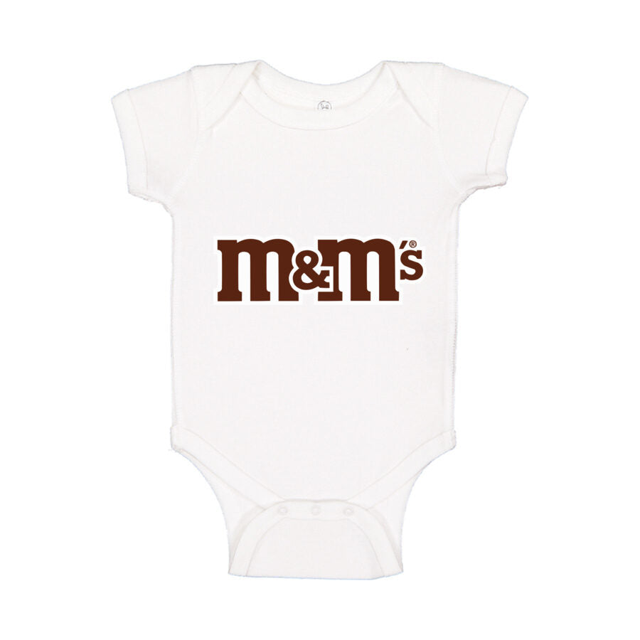 M&M's Baby Romper Onesie - White