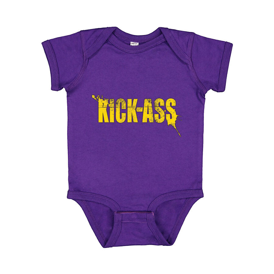 Kick-Ass Baby Romper Onesie - Purple