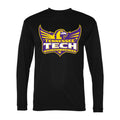 Men's Tennessee Tech Golden Eagles Polyester Long Sleeve T-Shirt - Black