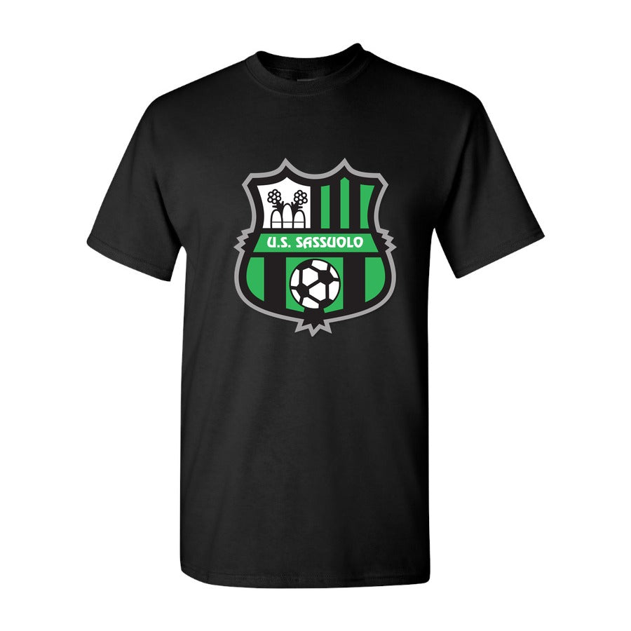 Men's U.S. Sassuolo Soccer Logo Cotton T-Shirt - Black