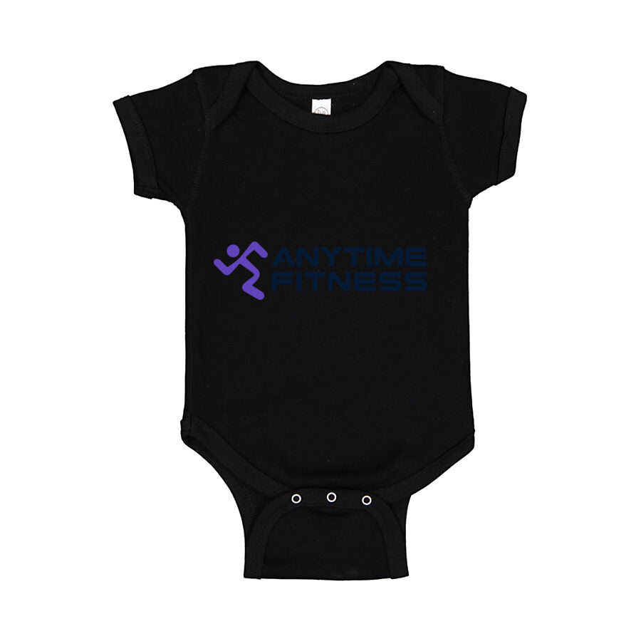 Anytime Fitness Baby Romper Onesie - Black