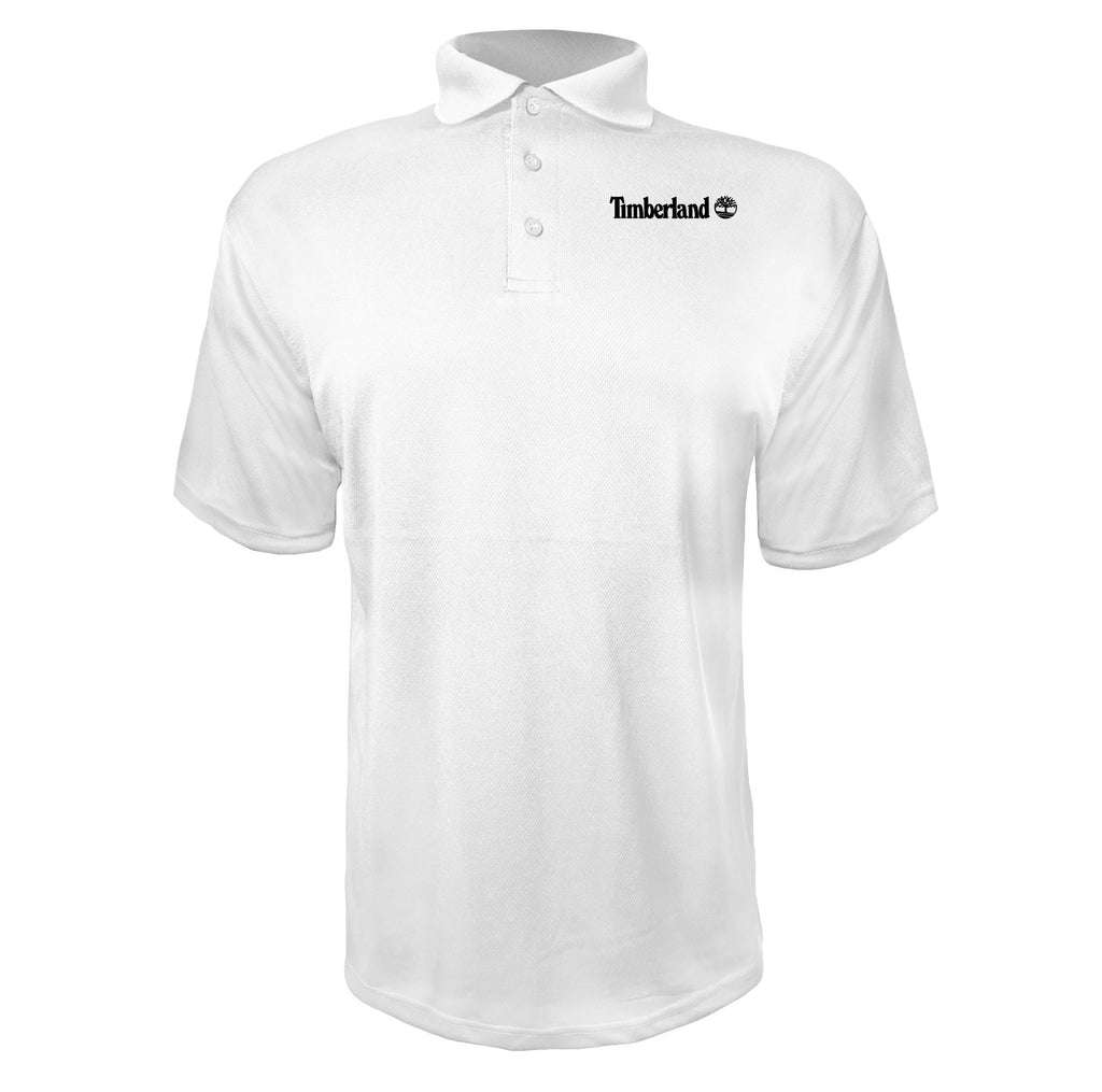 Timberland men's polyester polo in White