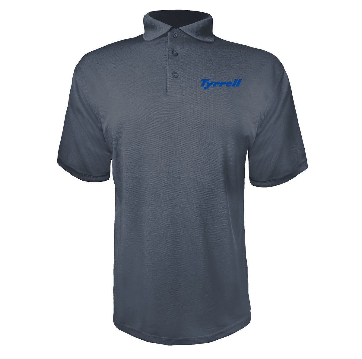 Tyrrell Charcoal polyester polo