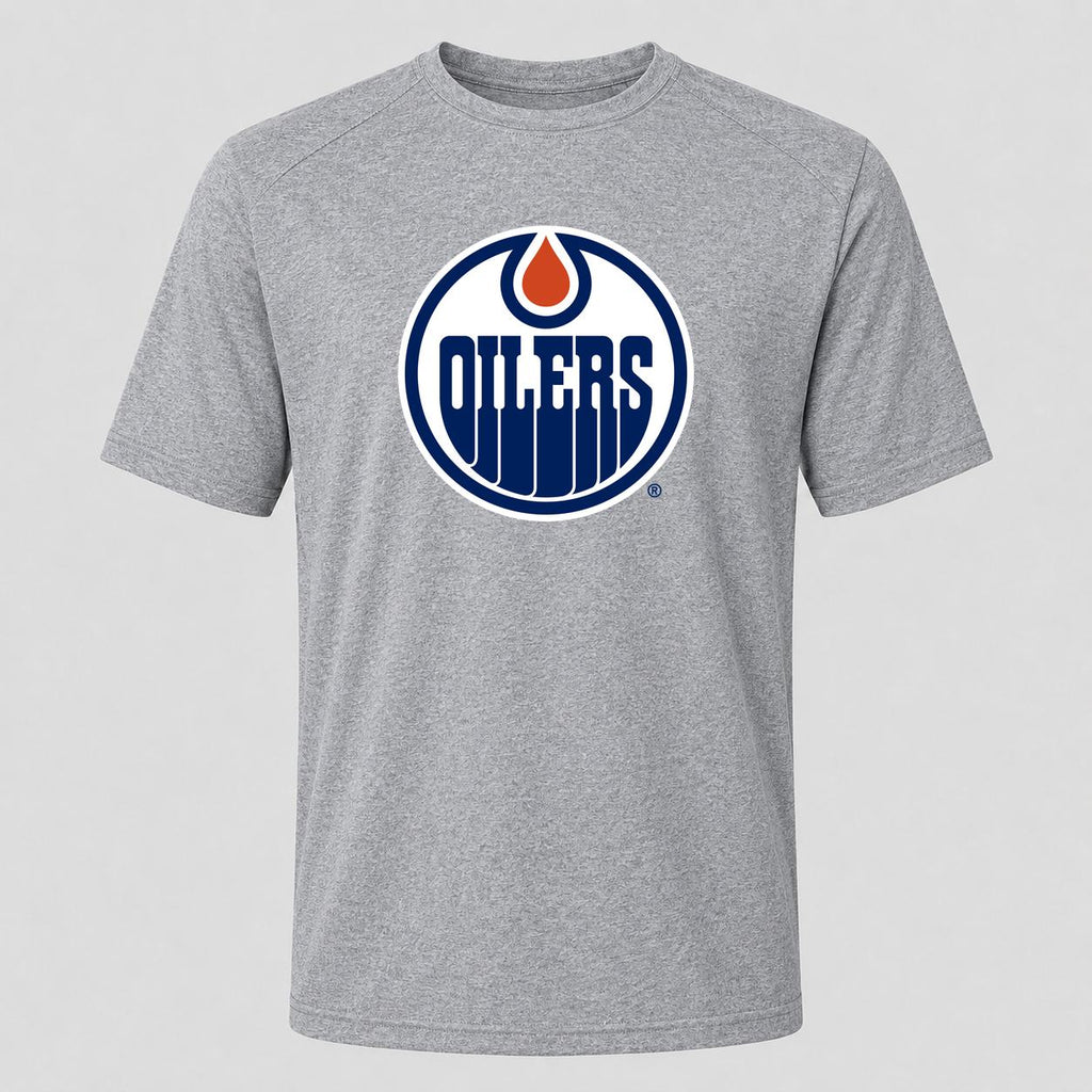 Men's Edmonton Oilers Performance T-Shirt - Gray
