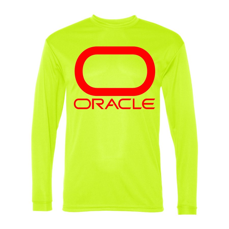 Men's Oracle Polyester Long Sleeve T-Shirt - Safety Yellow